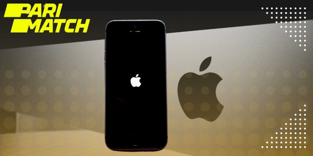 Use o aplicativo móvel Parimatch em seu dispositivo móvel iOS